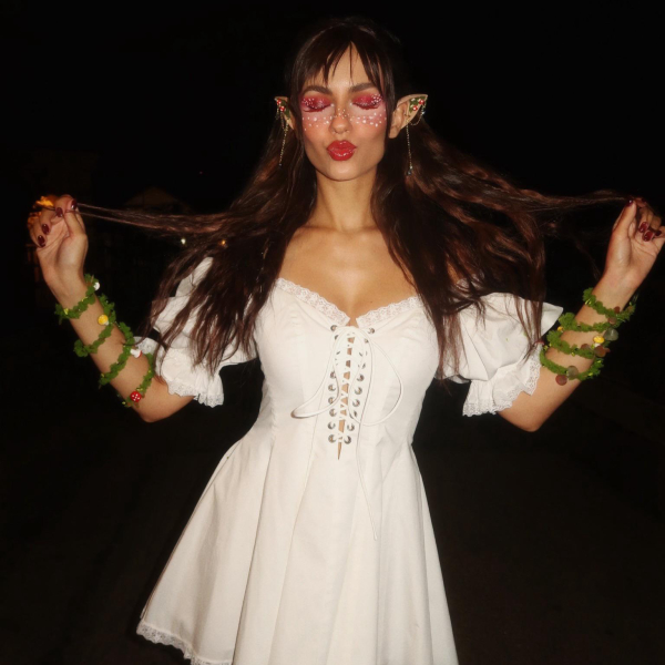 Victoria Justice's Mushroom Fairy Halloween Costume 2026 photo 9