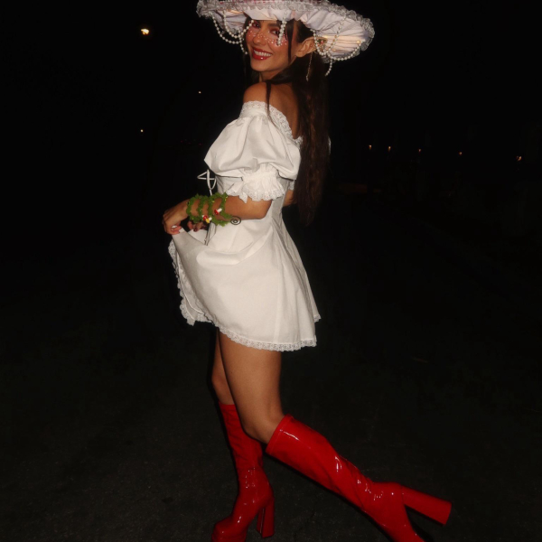 Victoria Justice's Mushroom Fairy Halloween Costume 2026 photo 7