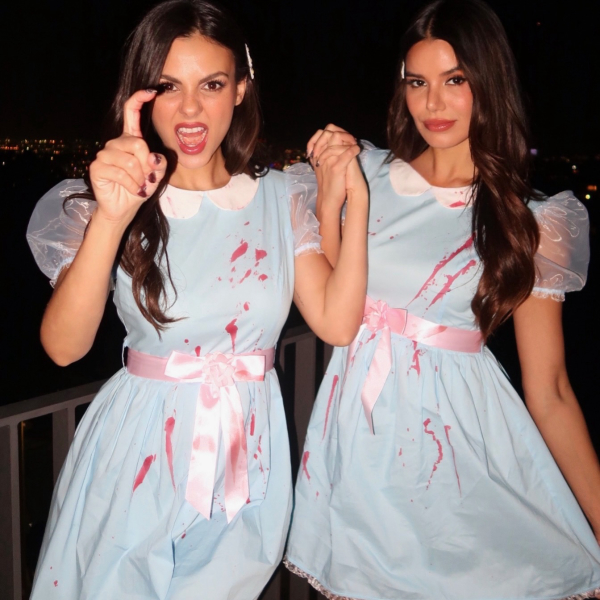 Victoria Justice Channels The Shining Twins for Halloween 2026 photo 5
