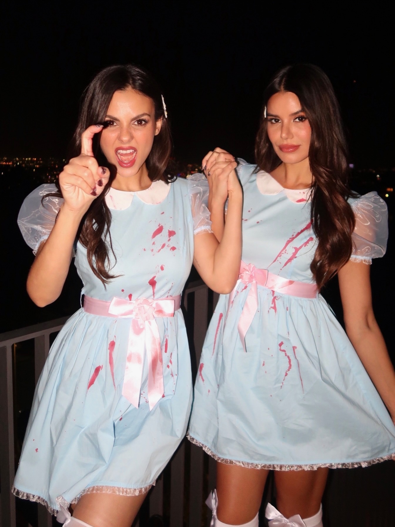 Victoria Justice Channels The Shining Twins for Halloween 2026